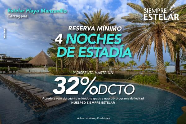 Más noches, más ahorro, más Estelar! ESTELAR Playa Manzanillo Colombia - Cartagena Más noches, más ahorro, más Estelar! ESTELAR Playa Manzanillo Colombia - Cartagena