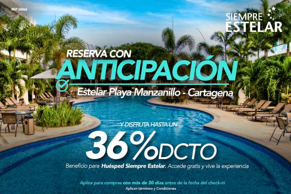 Reserva con anticipación ESTELAR Playa Manzanillo Colombia - Cartagena Reserva con anticipación ESTELAR Playa Manzanillo Colombia - Cartagena