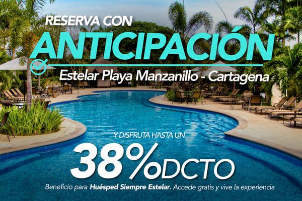 Reserva con anticipación ESTELAR Playa Manzanillo Colombia - Cartagena Reserva con anticipación ESTELAR Playa Manzanillo Colombia - Cartagena