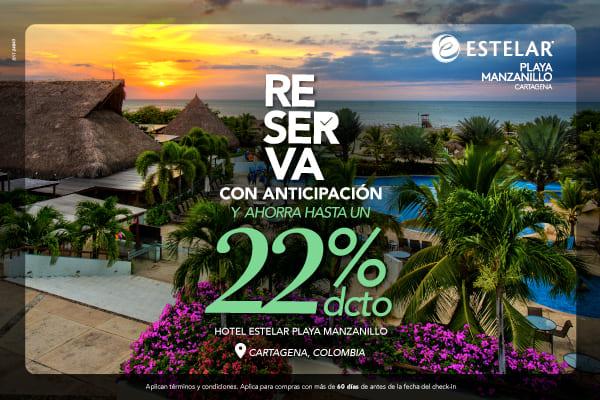 Reserva con anticipación ESTELAR Playa Manzanillo Colombia - Cartagena Reserva con anticipación ESTELAR Playa Manzanillo Colombia - Cartagena