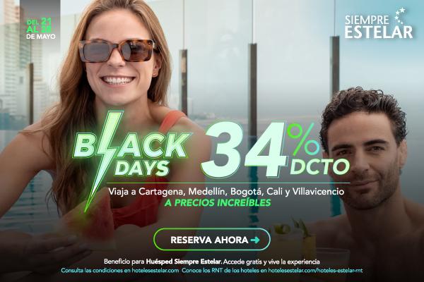 Black Days Estelar ◼️◾▪️ ESTELAR Playa Manzanillo Colombia - Cartagena Black Days Estelar ◼️◾▪️ ESTELAR Playa Manzanillo Colombia - Cartagena