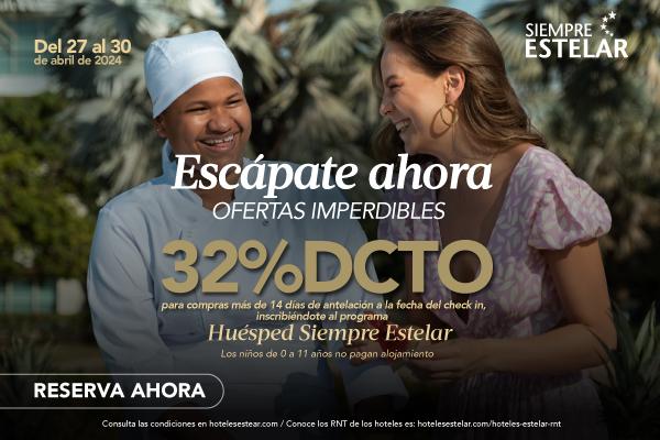 ESCAPATE AHORA  🧳 Hotel ESTELAR Playa Manzanillo Cartagena de Indias